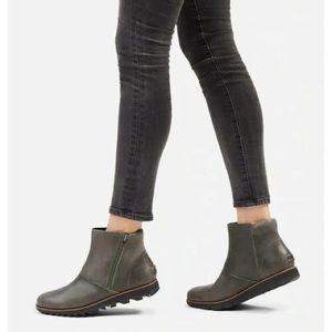Sorel Women's Harlow Zip Bootie Gray size 8.5